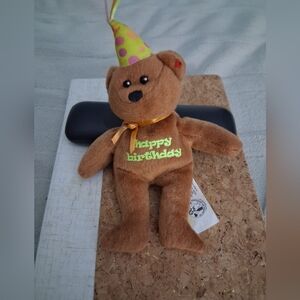 2009 Disney 30th TY Beanie Baby CELEBRATION BEAR Plush Toy 30 McDonald’s Vintage